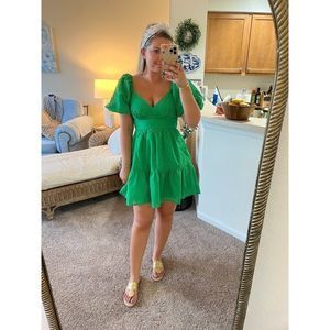 Grass Baskets Mini Dress